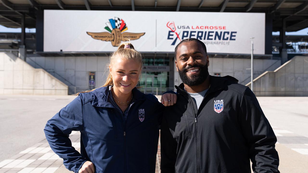 Dempsey Arsenault and Trevor Baptiste at the Indianapolis Motor Speedway