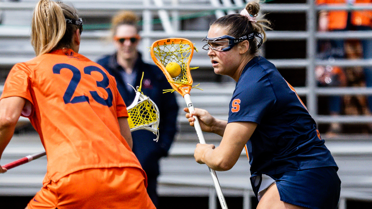 Syracuse vs. Virginia women's lacrosse.