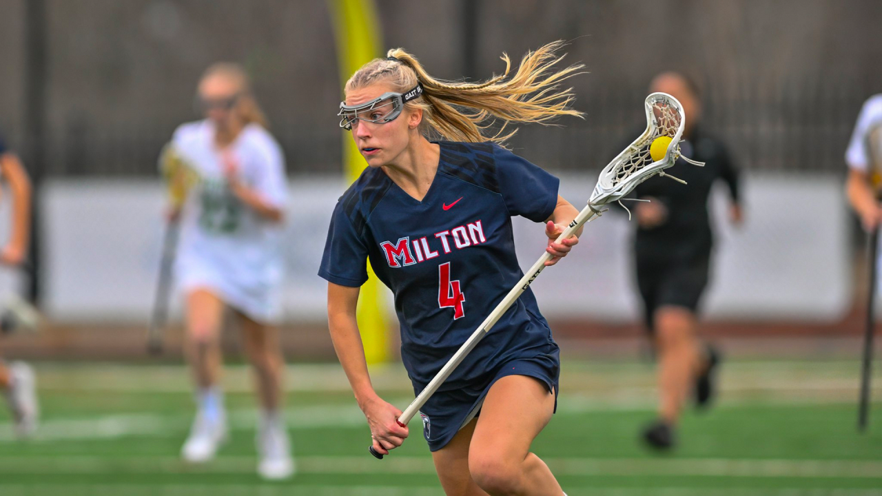 Milton girls' lacrosse.