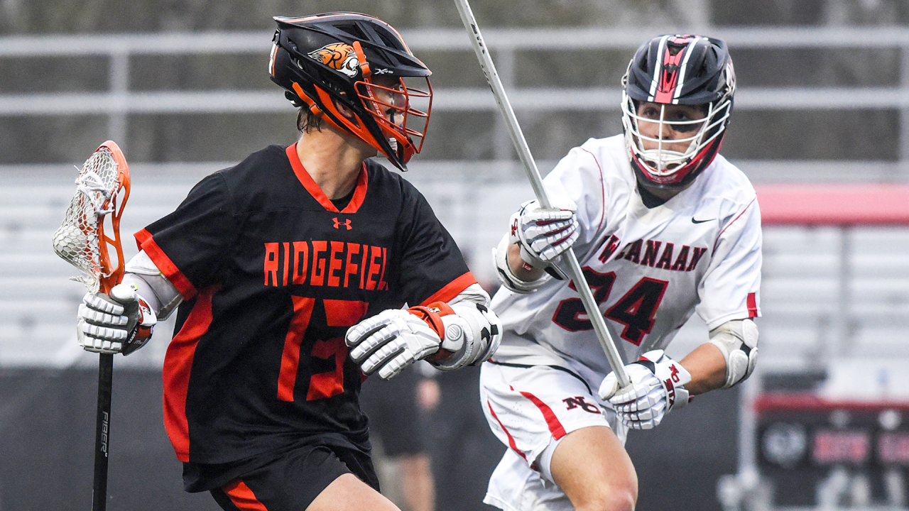 Ridgefield (Conn.) boys' lacrosse player Kyle Colsey