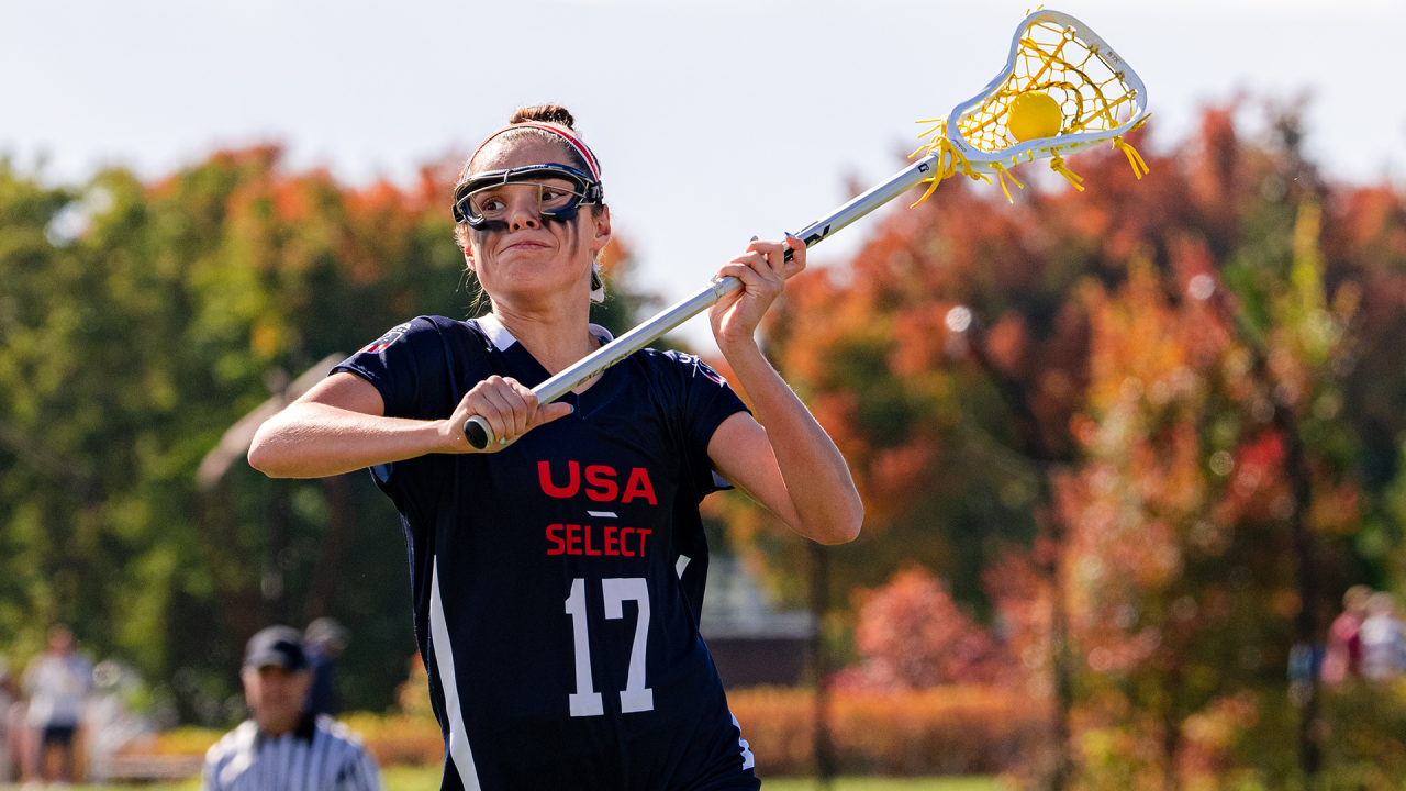 Madison Rassas in action with the USA Select team