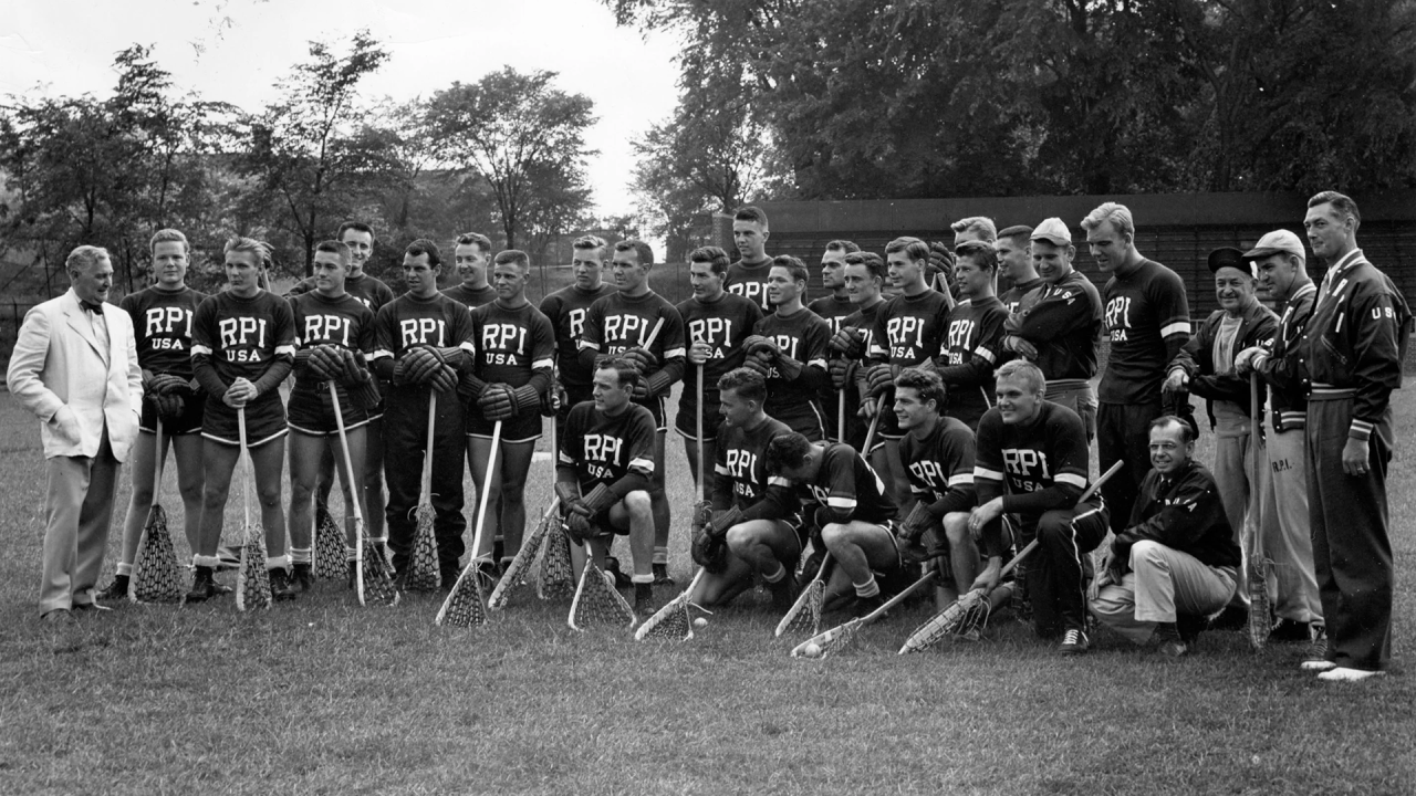 RPI's 1948 team represented the United States when lacrosse was a demonstration sport in the London Olympics.