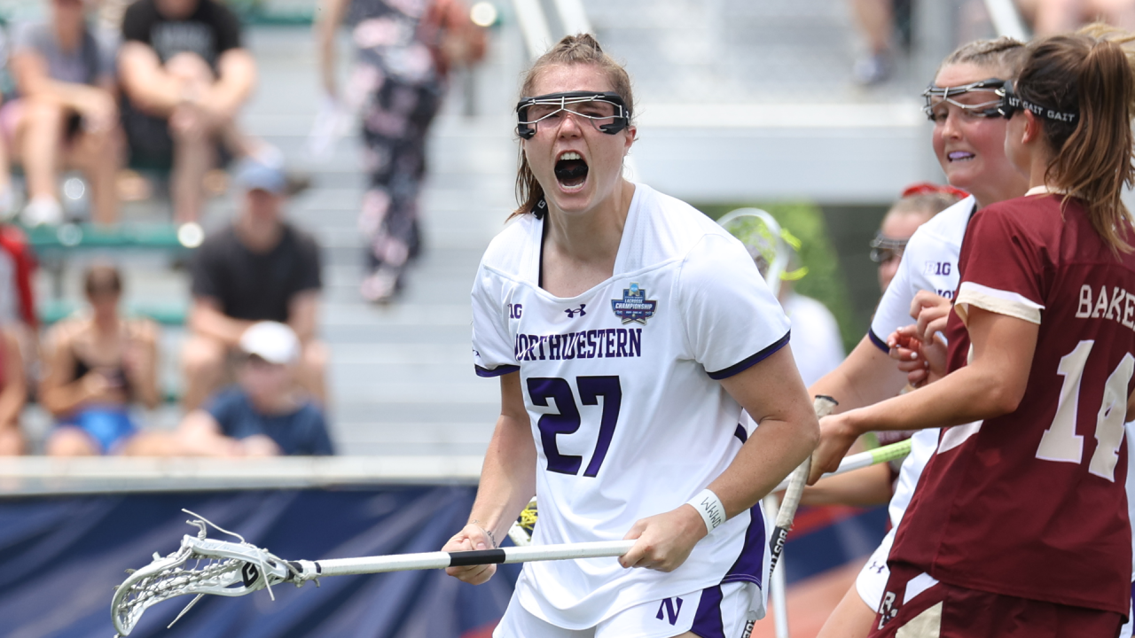 Northwestern's Izzy Scane set records and won a national championship in 2023.