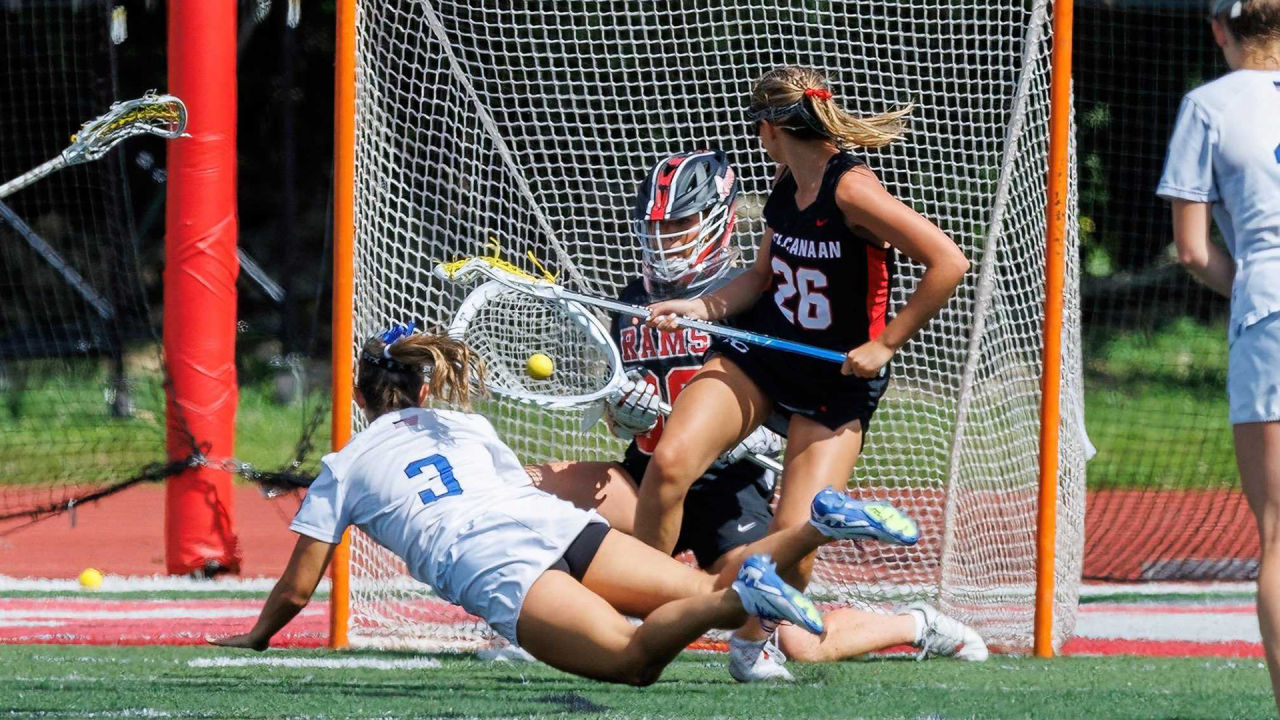Ceci Patterson made eight saves to help New Canaan (Conn.) win a state title.