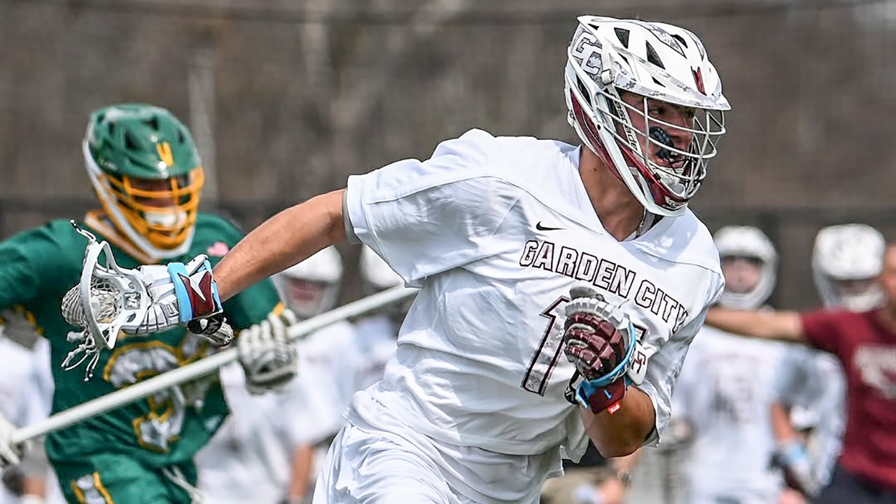 Garden City (N.Y.) vs. Ward Melville (N.Y.) in high school boys' lacrosse season opener for both teams.