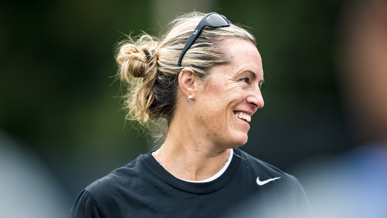 Duke women's lacrosse coach Kerstin Kimel