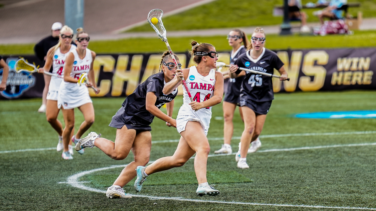 Tampa vs. UIndy in the NCAA Division II women's lacrosse semifinals at Kerr Stadium in Roanoke, Va.