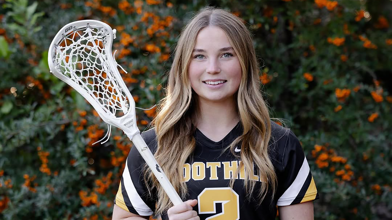 Brynn Perkins of Foothill-Santa Ana (Calif.) girls' lacrosse portrait