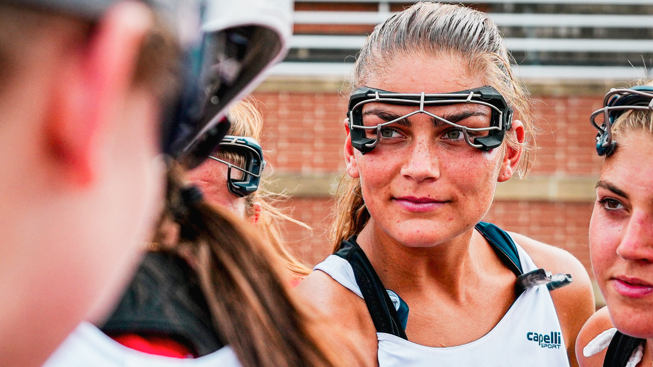 Kori Edmsondson inside the U.S. Women's National Team huddle