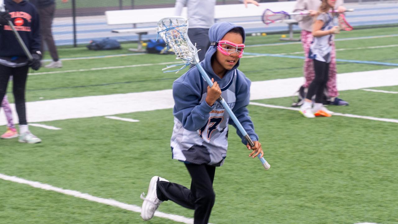A young Brooklyn Crescents player
