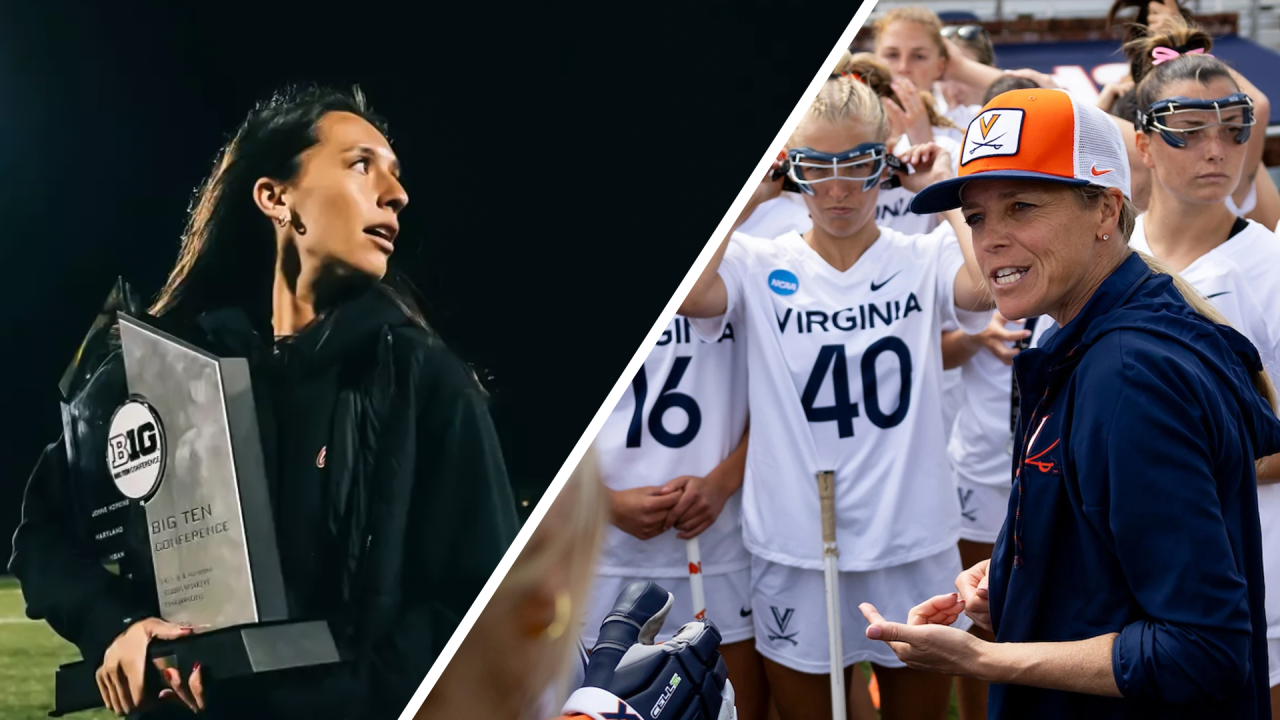 Ohio State men's lacrosse GM Mo Lavallee and Virginia women's lacrosse coach Sonia LaMonica