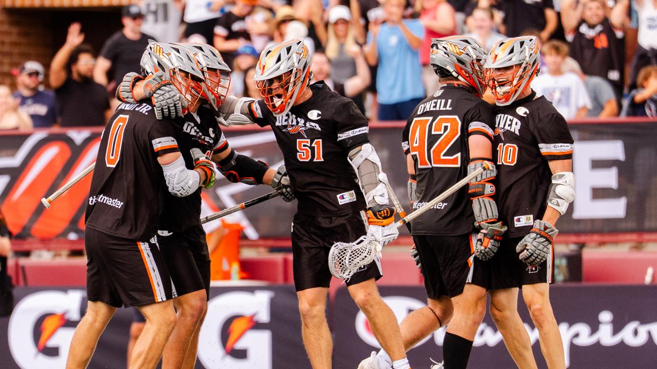 An Outlaws team celebration