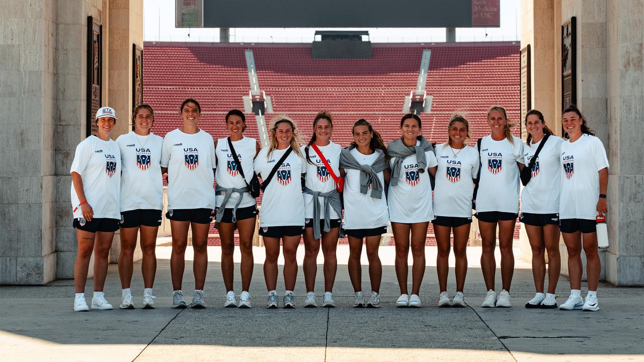 The U.S. Women's Sixes National Team in Los Angeles