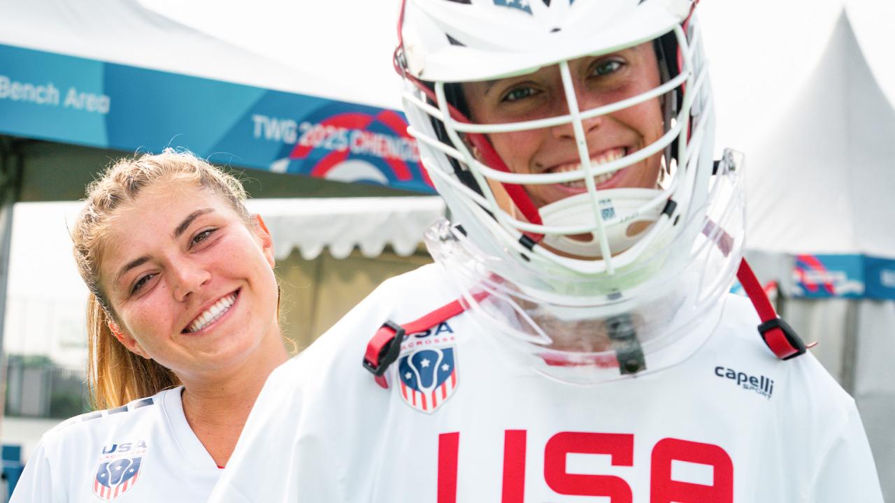 Chloe Humphrey and Shea Dolce in Chengdu, China, at The World Games