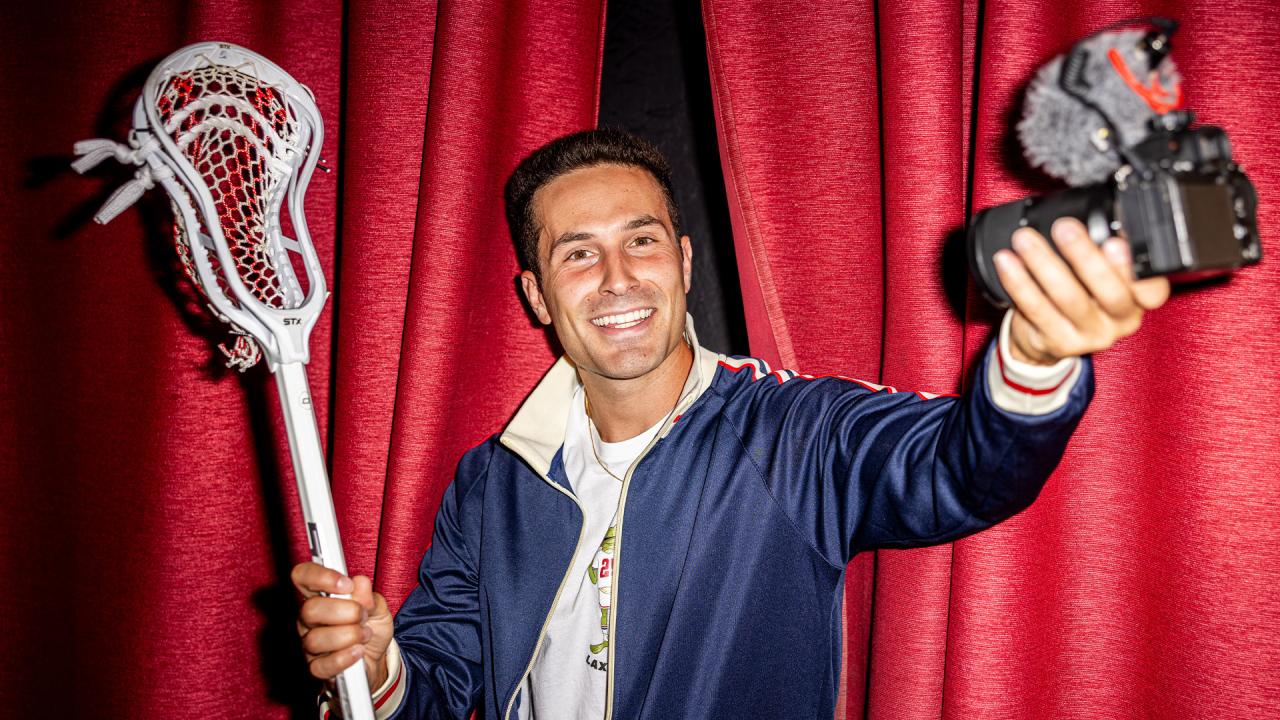 Lacrosse content creator Mitchell Pehlke