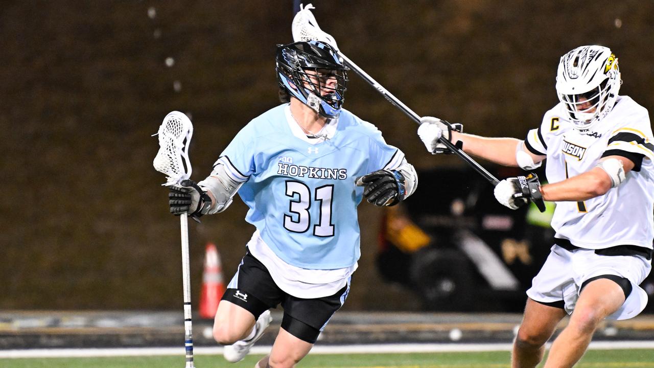 Johns Hopkins attackman Russell Melendez