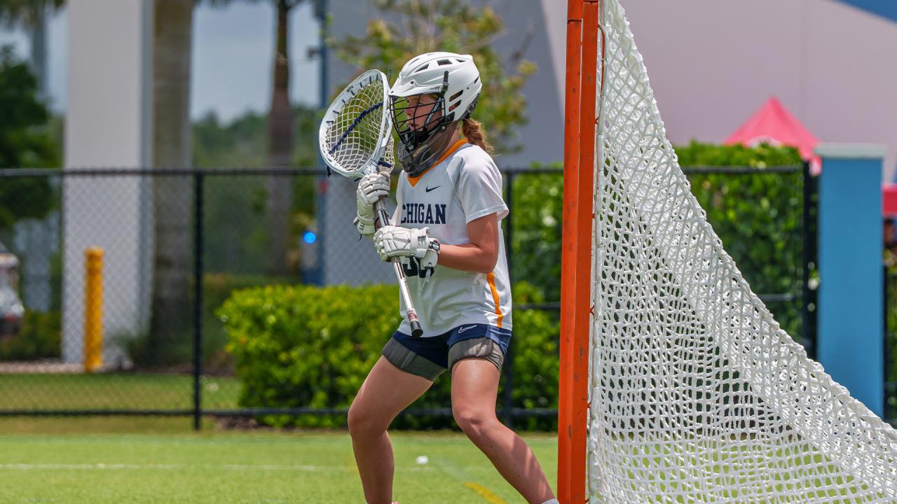 Michigan goalie Amelia Marsh
