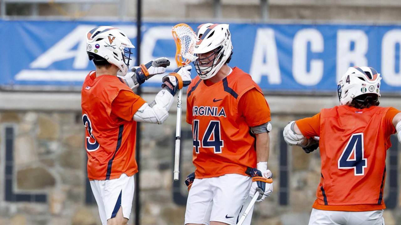 Virginia celebrates a goal