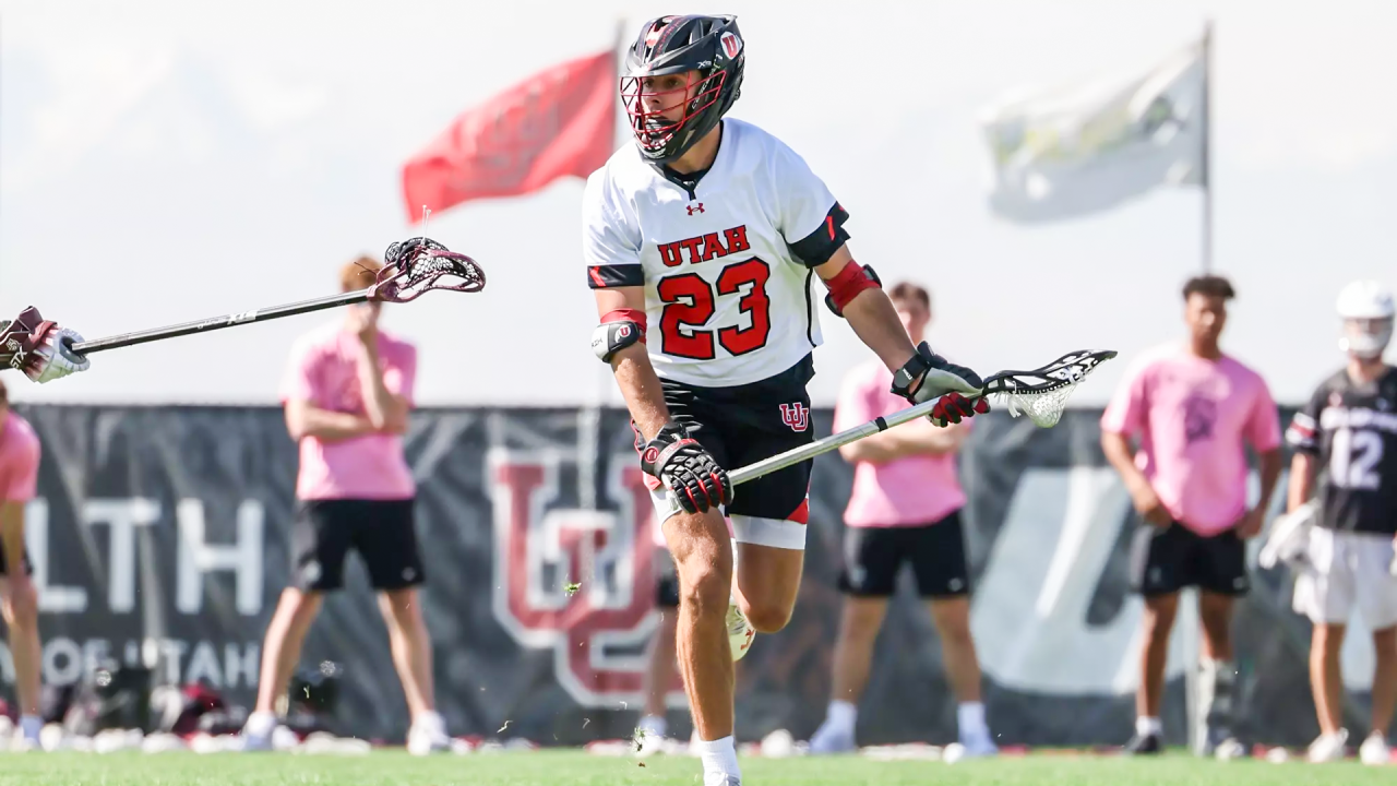 Utah midfielder Cade Faulkner in a game against Bellarmine in Salt Lake City.