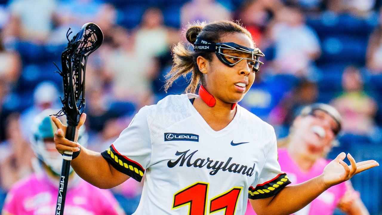 Charm attacker Sydni Black shrugs after a goal