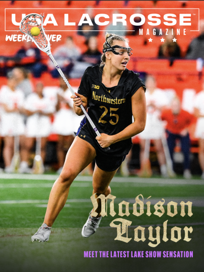 Weekly Cover featuring Northwestern women's lacrosse player Madison Taylor