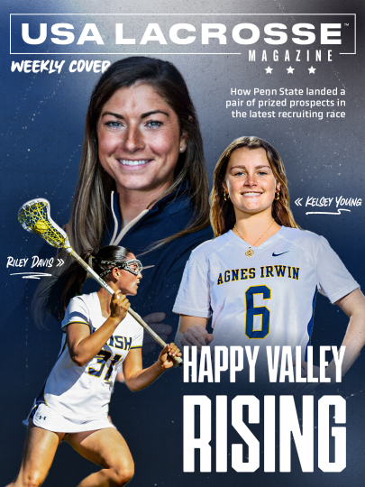 A digital magazine cover featuring Kayla Treanor, Riley Davis and Kelsey Young