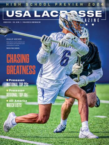 March 2024 USA Lacrosse Magazine Cover