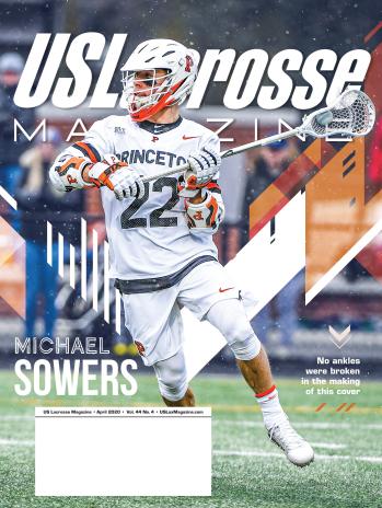 US Lacrosse Magazine April 2020 cover