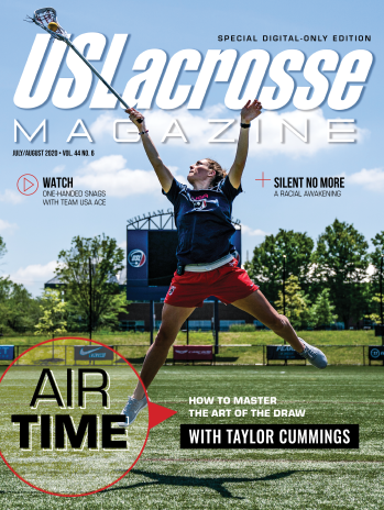 US Lacrosse Magazine July/August 2020 cover