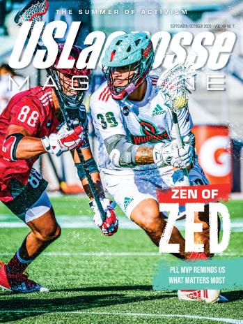 US Lacrosse Magazine September/October 2020 cover