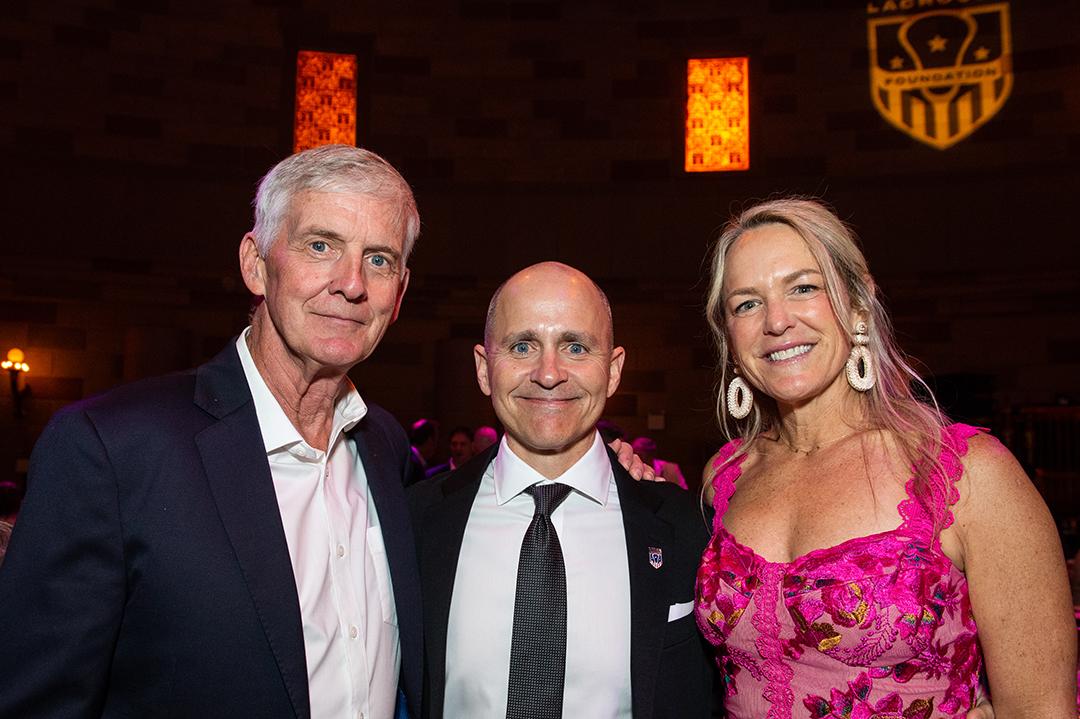 Group photo of Bill Tierney, Marc Riccio, Jenny Levy